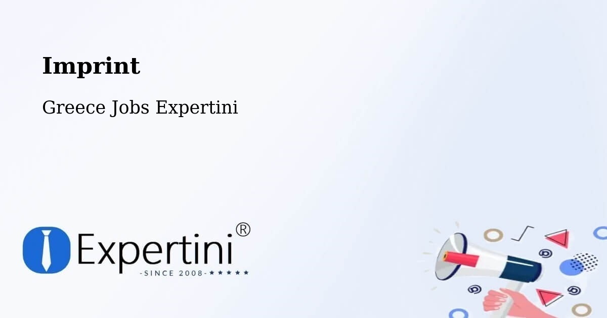 Imprint – Valteró - Greece Jobs Expertini