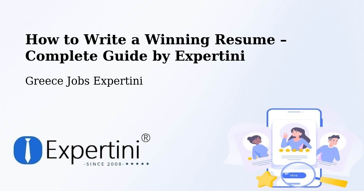 Resume Writing Guide for Job Seekers – Valteró - Valteró, Greece Jobs Expertini