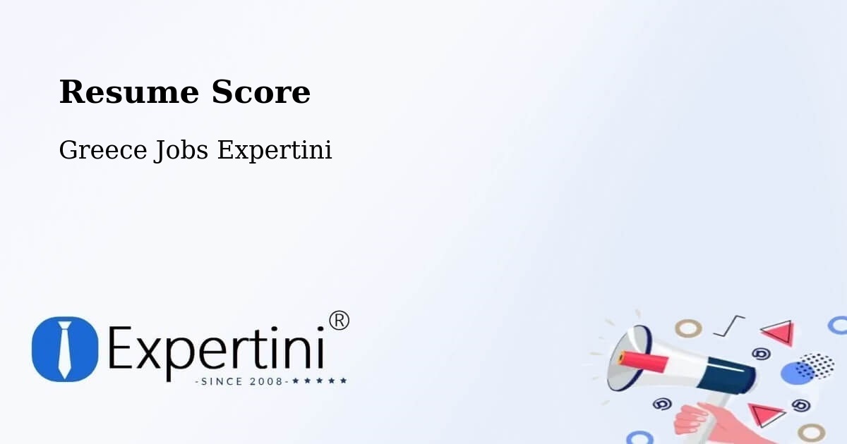 Resume Score & Job Description Match Tool – Valteró - Greece Jobs Expertini